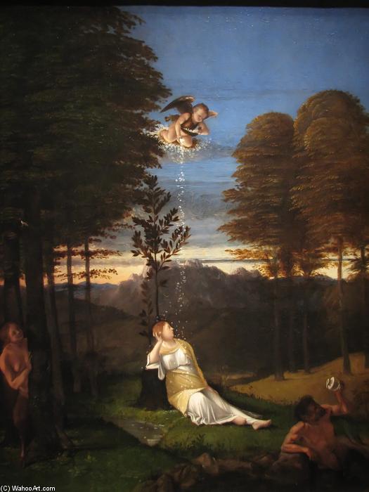 WikiOO.org - Encyclopedia of Fine Arts - Lukisan, Artwork Lorenzo Lotto - Allegory of Chastity