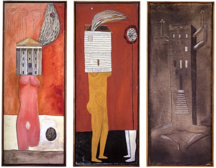 Wikioo.org - Bách khoa toàn thư về mỹ thuật - Vẽ tranh, Tác phẩm nghệ thuật Louise Joséphine Bourgeois - Woman-House