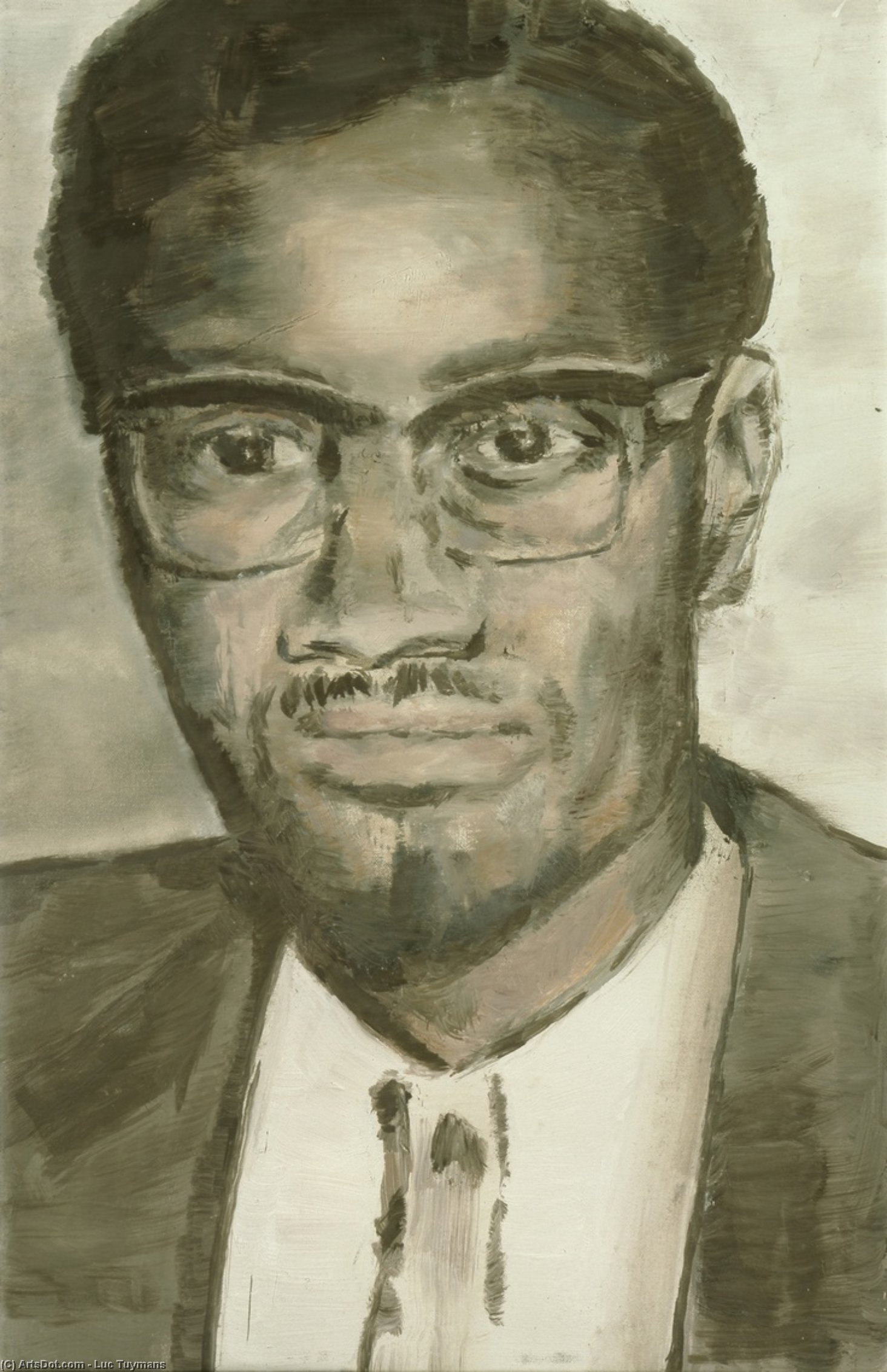 Wikioo.org - The Encyclopedia of Fine Arts - Painting, Artwork by Luc Tuymans - Lumumba