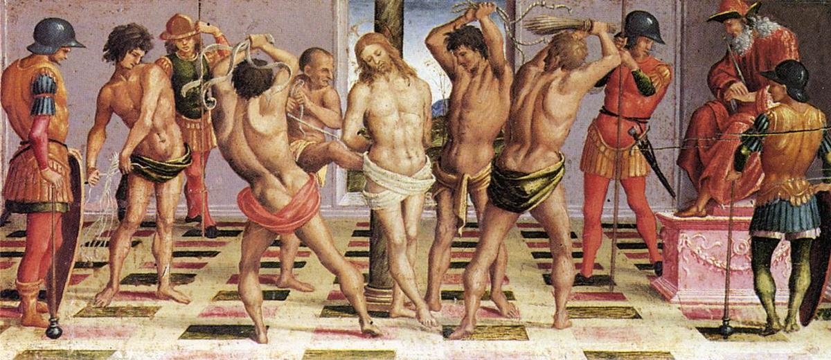 Wikioo.org - The Encyclopedia of Fine Arts - Painting, Artwork by Luca Signorelli - The Flagellation