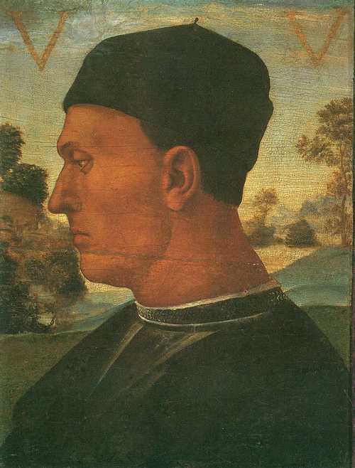 Wikioo.org - The Encyclopedia of Fine Arts - Painting, Artwork by Luca Signorelli - Portrait of Vitellozzo Vitelli