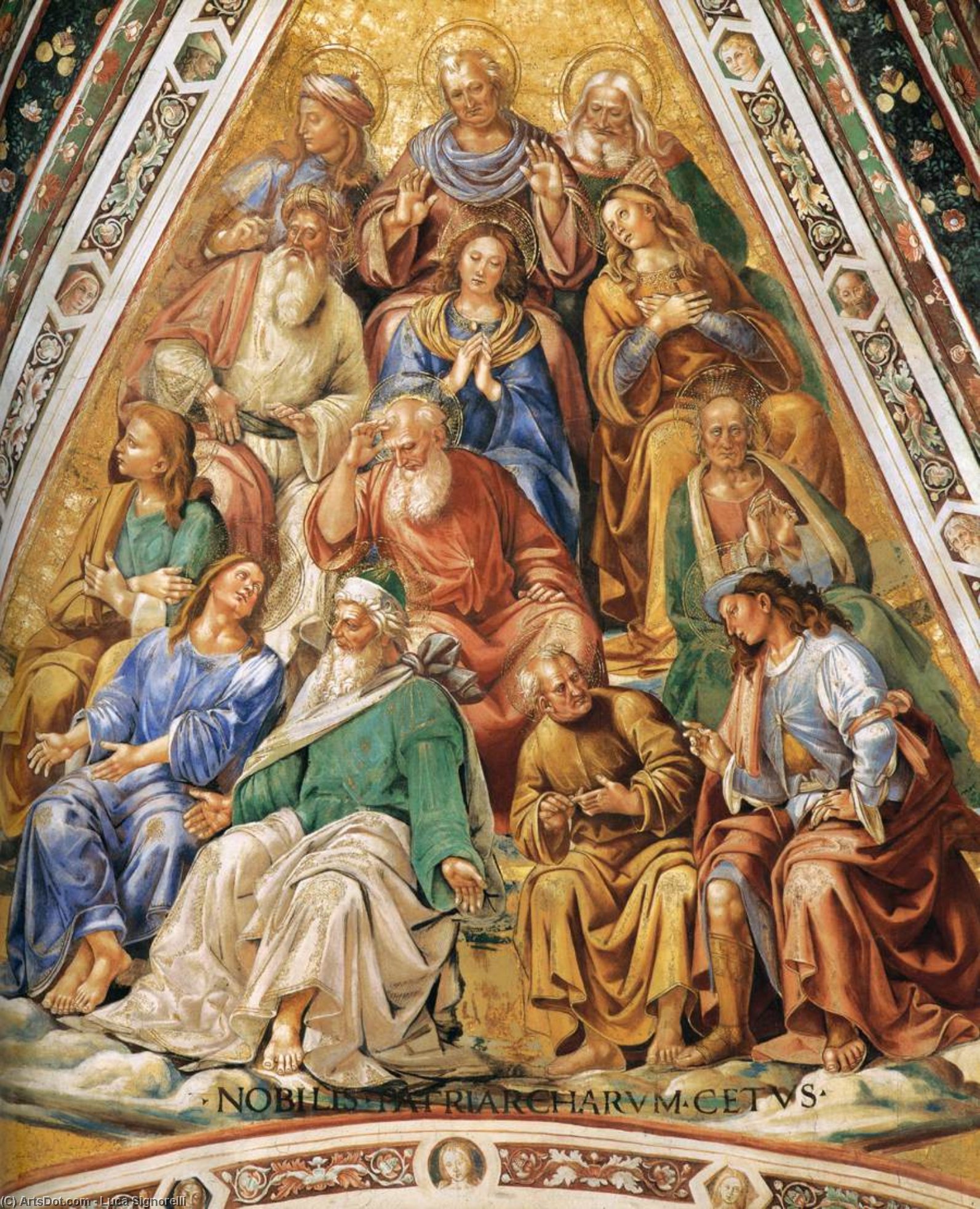 Wikioo.org - สารานุกรมวิจิตรศิลป์ - จิตรกรรม Luca Signorelli - Martyrs and Saint Virgins
