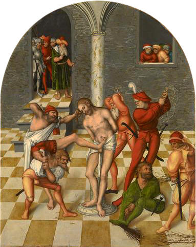 Wikioo.org - The Encyclopedia of Fine Arts - Painting, Artwork by Lucas Cranach The Elder - Flagellation of Christ