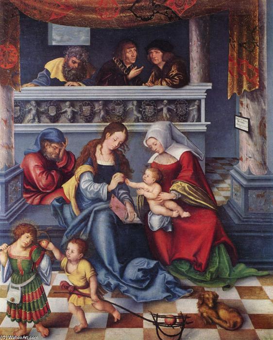 Wikioo.org – L'Enciclopedia delle Belle Arti - Pittura, Opere di Lucas Cranach The Elder - il santo famiglia