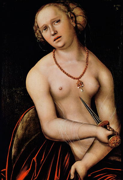 Wikioo.org - The Encyclopedia of Fine Arts - Painting, Artwork by Lucas Cranach The Elder - Lucretia