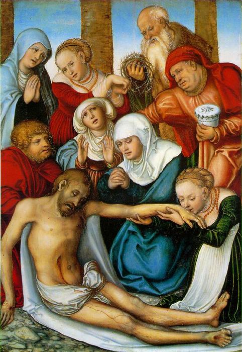 Wikioo.org - The Encyclopedia of Fine Arts - Painting, Artwork by Lucas Cranach The Elder - Lamentation