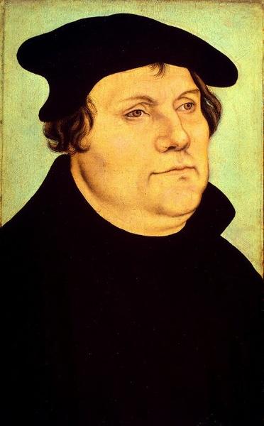 Wikioo.org – La Enciclopedia de las Bellas Artes - Pintura, Obras de arte de Lucas Cranach The Elder - Martín Lutero