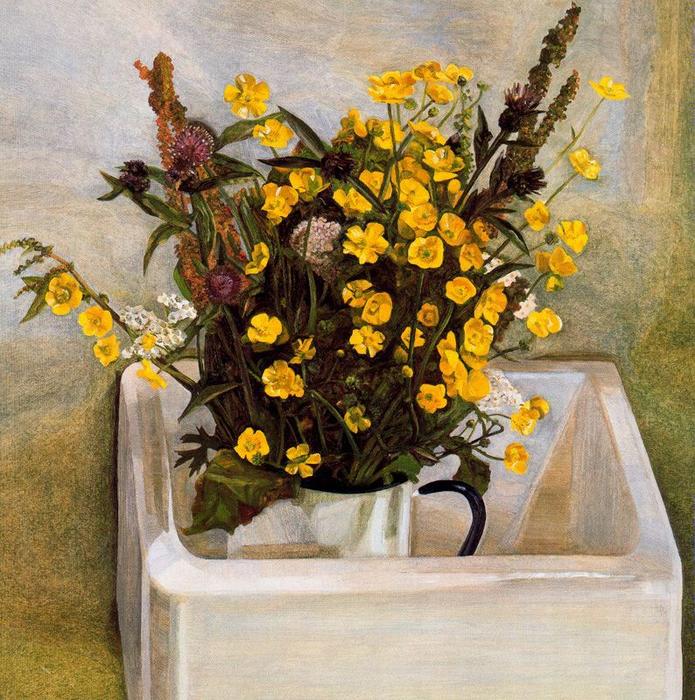 Wikioo.org - The Encyclopedia of Fine Arts - Painting, Artwork by Lucian Freud - Buttercups