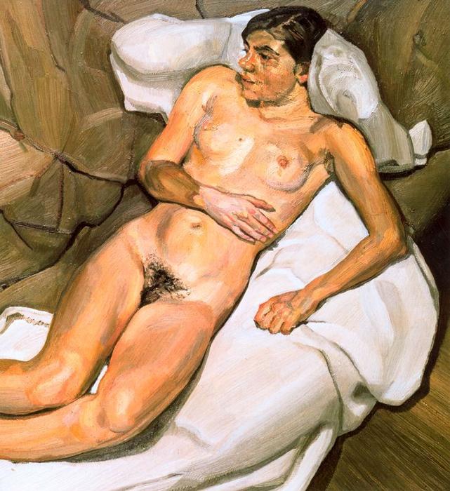 WikiOO.org - אנציקלופדיה לאמנויות יפות - ציור, יצירות אמנות Lucian Freud - Bella