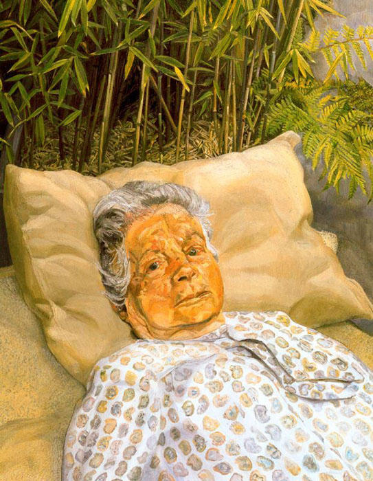 WikiOO.org - אנציקלופדיה לאמנויות יפות - ציור, יצירות אמנות Lucian Freud - The Painter's Mother