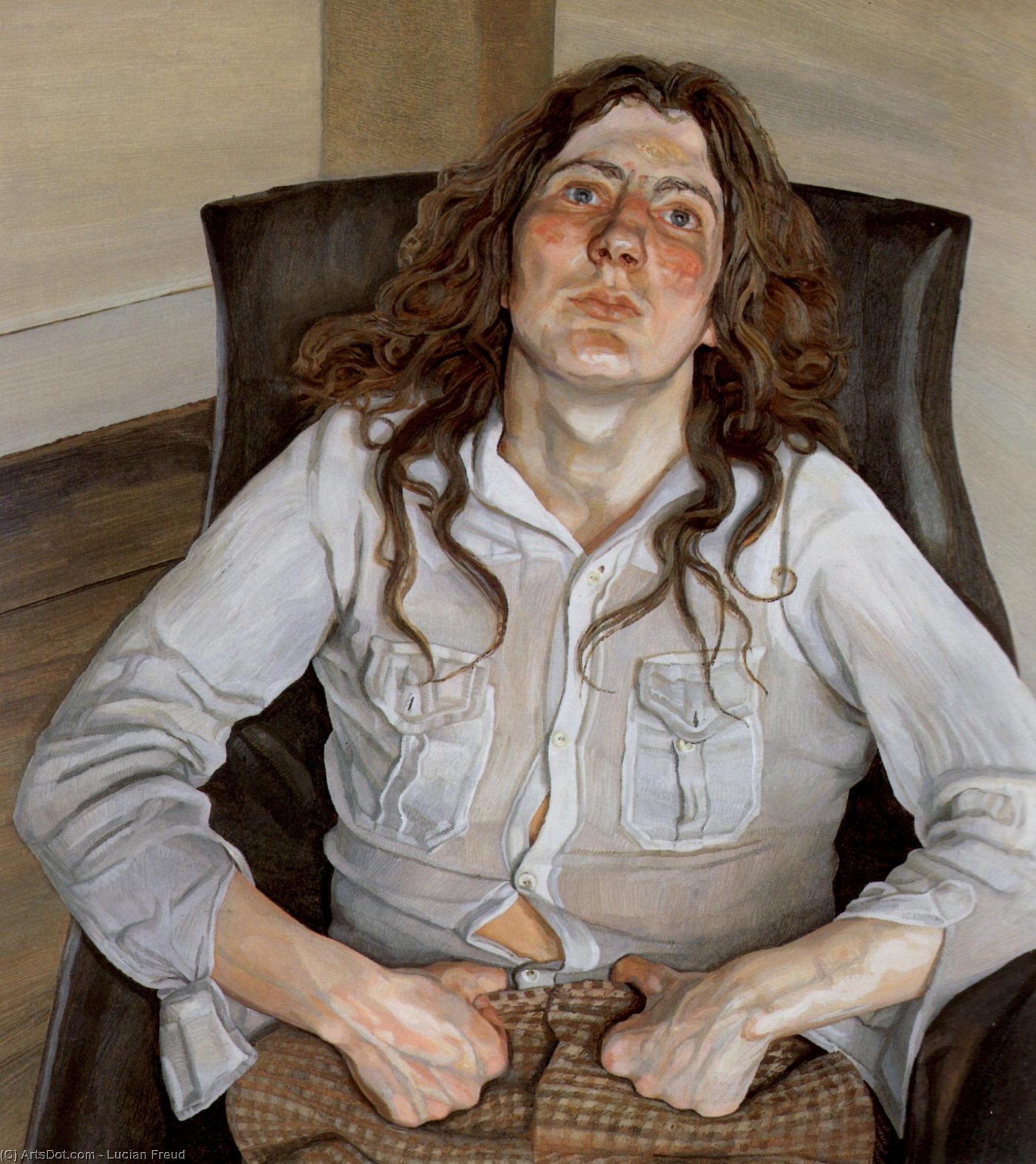 WikiOO.org - Encyclopedia of Fine Arts - Maleri, Artwork Lucian Freud - Ali
