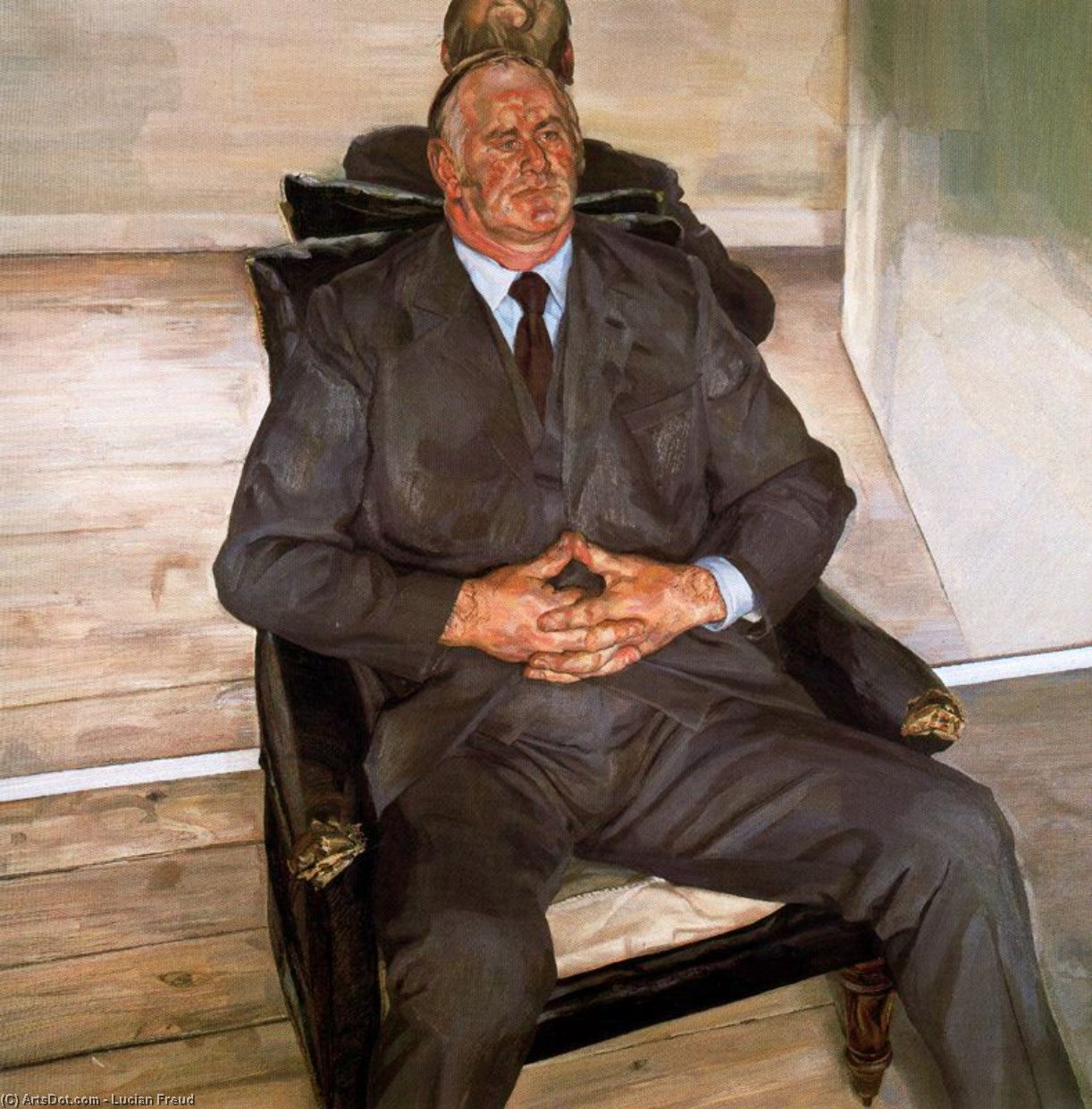 Wikioo.org - The Encyclopedia of Fine Arts - Painting, Artwork by Lucian Freud - The Big Man