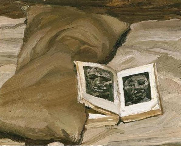 WikiOO.org - Енциклопедія образотворчого мистецтва - Живопис, Картини
 Lucian Freud - Still-Life with a Book