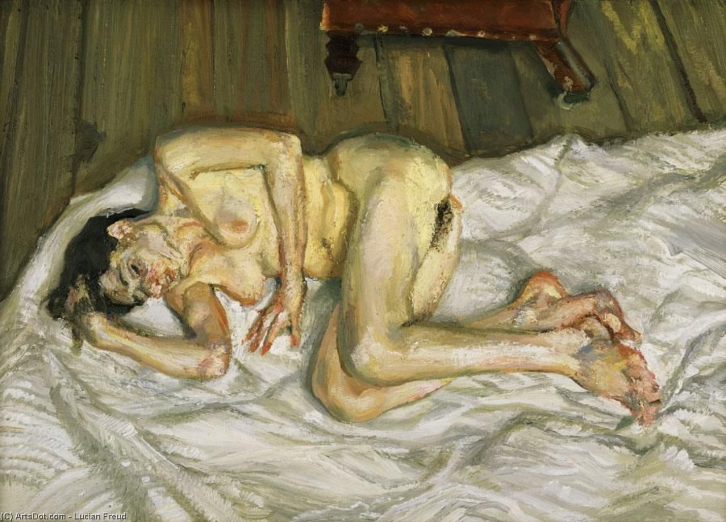 WikiOO.org - Енциклопедия за изящни изкуства - Живопис, Произведения на изкуството Lucian Freud - After Breakfast