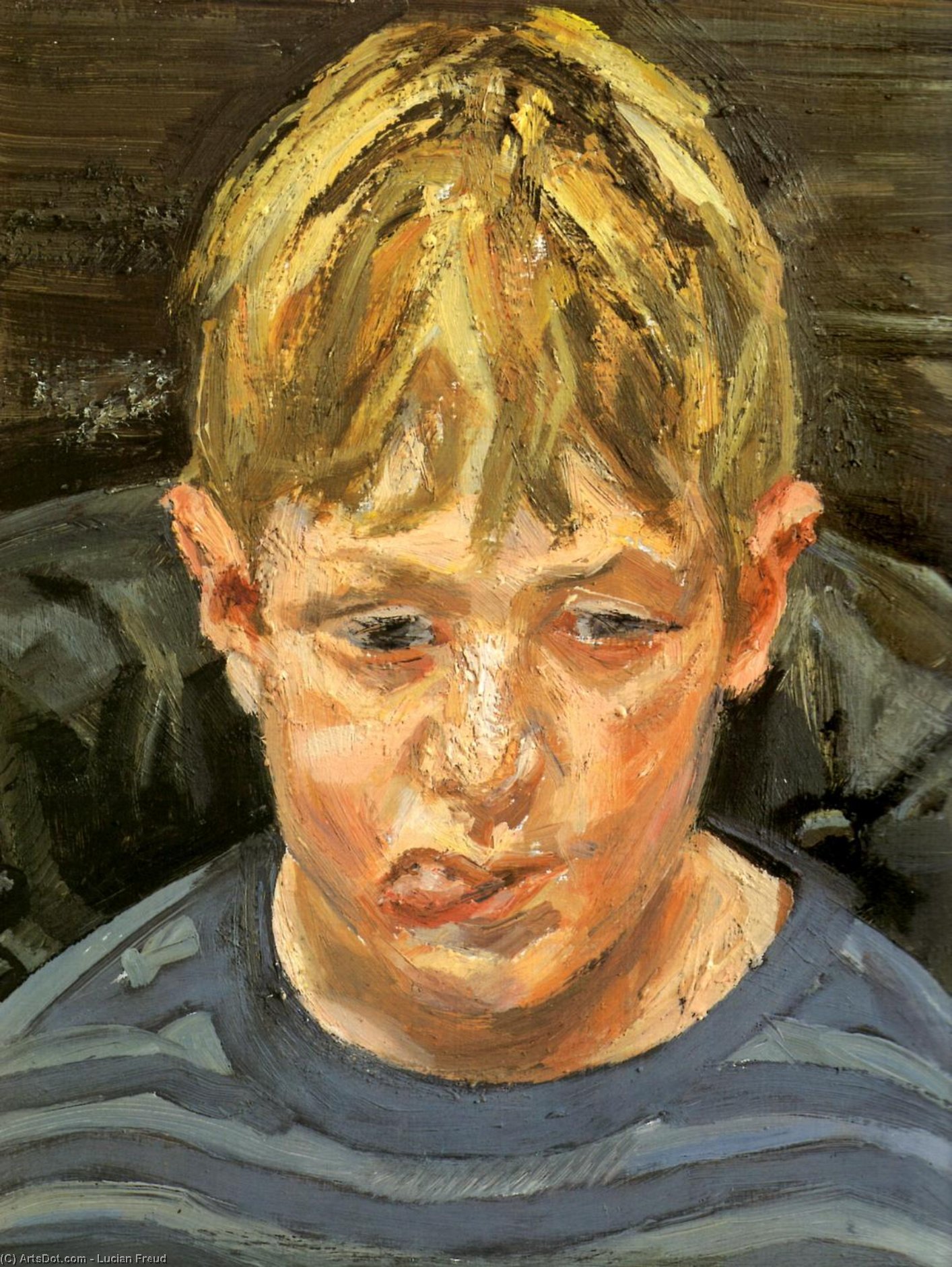 Wikioo.org - The Encyclopedia of Fine Arts - Painting, Artwork by Lucian Freud - Albie
