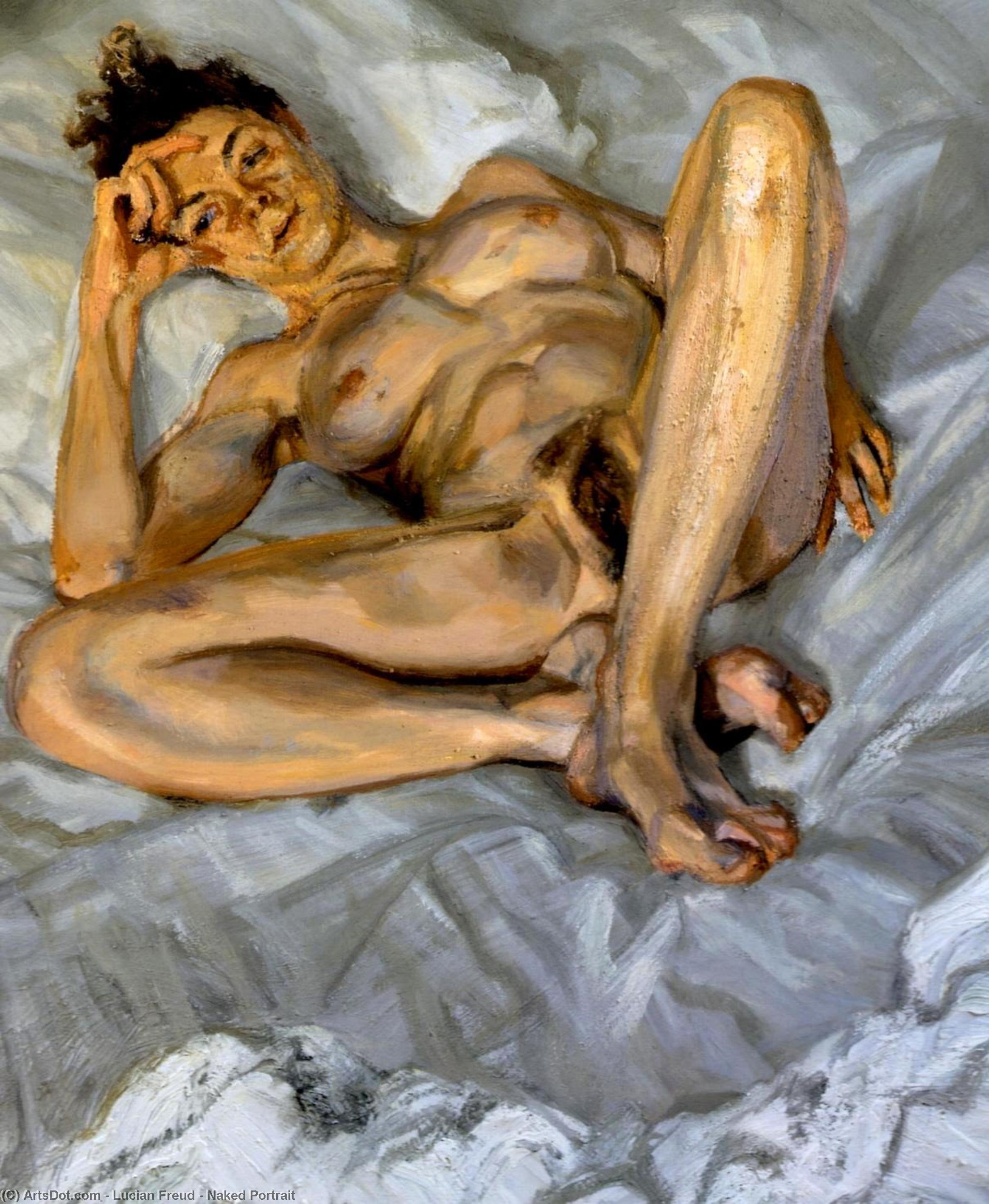 Wikioo.org - The Encyclopedia of Fine Arts - Painting, Artwork by Lucian Freud - Naked Portrait