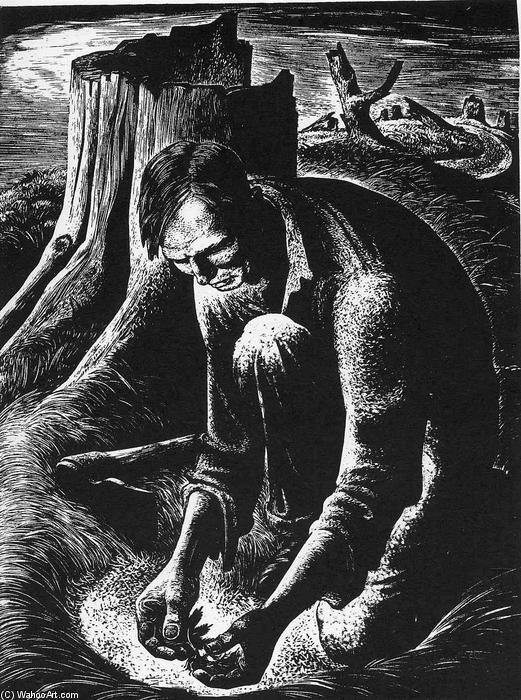 Wikioo.org - The Encyclopedia of Fine Arts - Painting, Artwork by Lynd Ward - Seedling