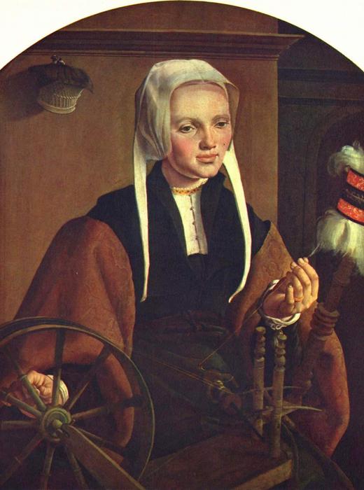 Wikioo.org - The Encyclopedia of Fine Arts - Painting, Artwork by Maarten Van Heemskerck - Portrait of a Woman