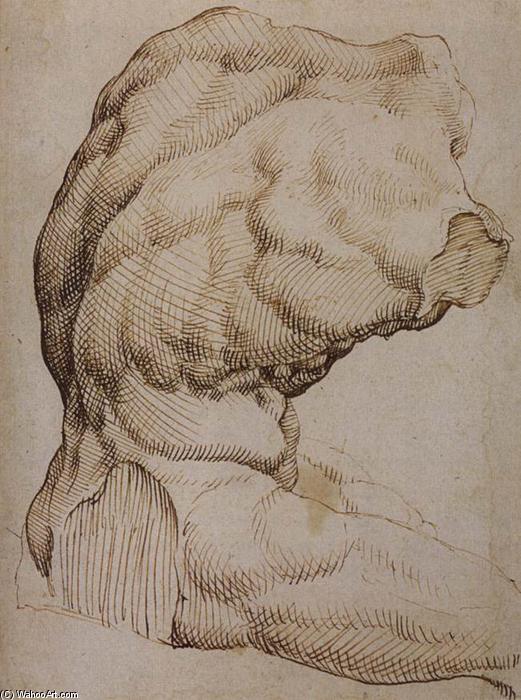 WikiOO.org - Encyclopedia of Fine Arts - Maalaus, taideteos Maarten Van Heemskerck - The Belvedere Torso