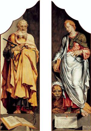 WikiOO.org - Encyclopedia of Fine Arts - Malba, Artwork Maarten Van Heemskerck - The prophets Ezekiel and Daniel