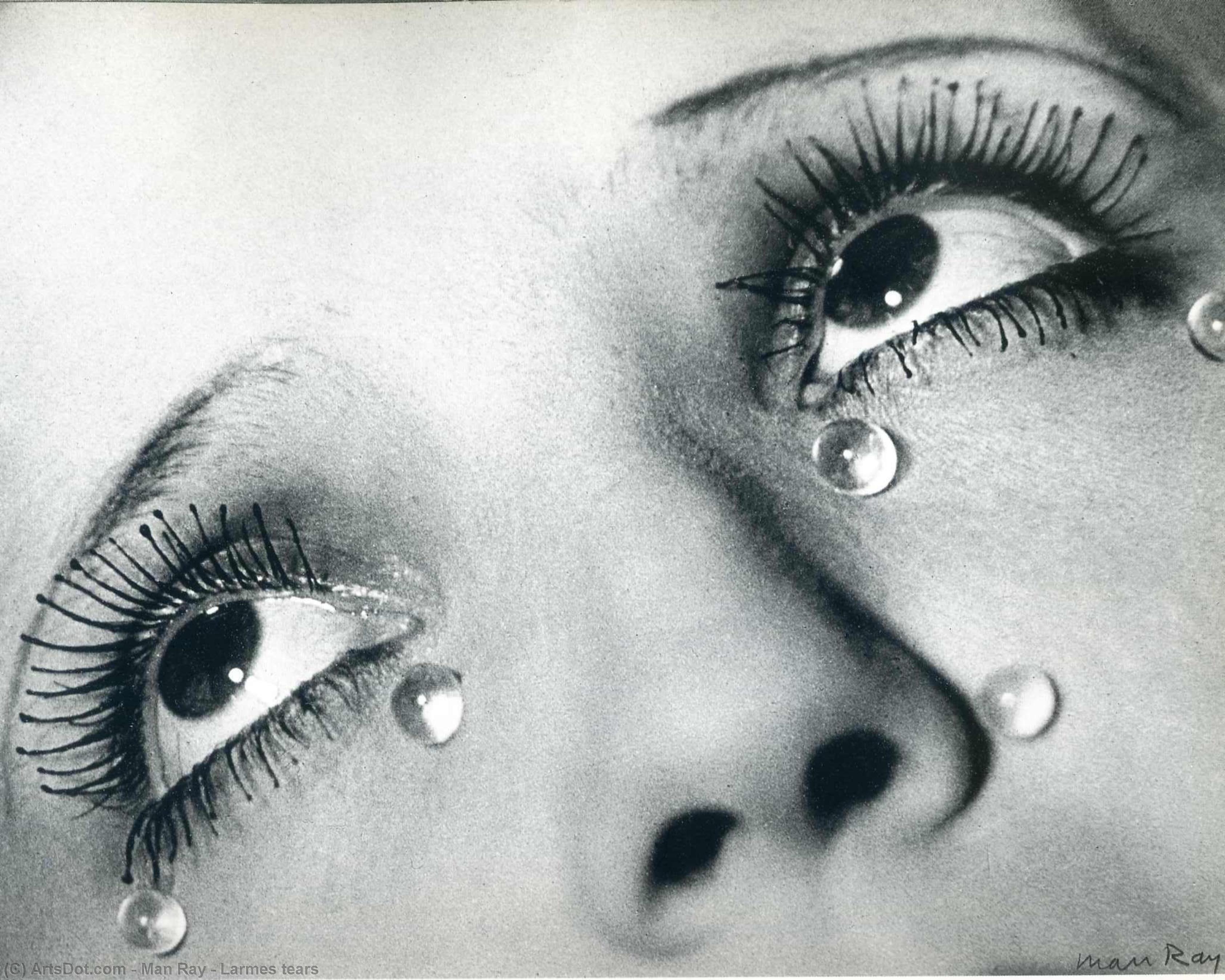 Wikioo.org – L'Encyclopédie des Beaux Arts - Peinture, Oeuvre de Man Ray - Larmes larmes