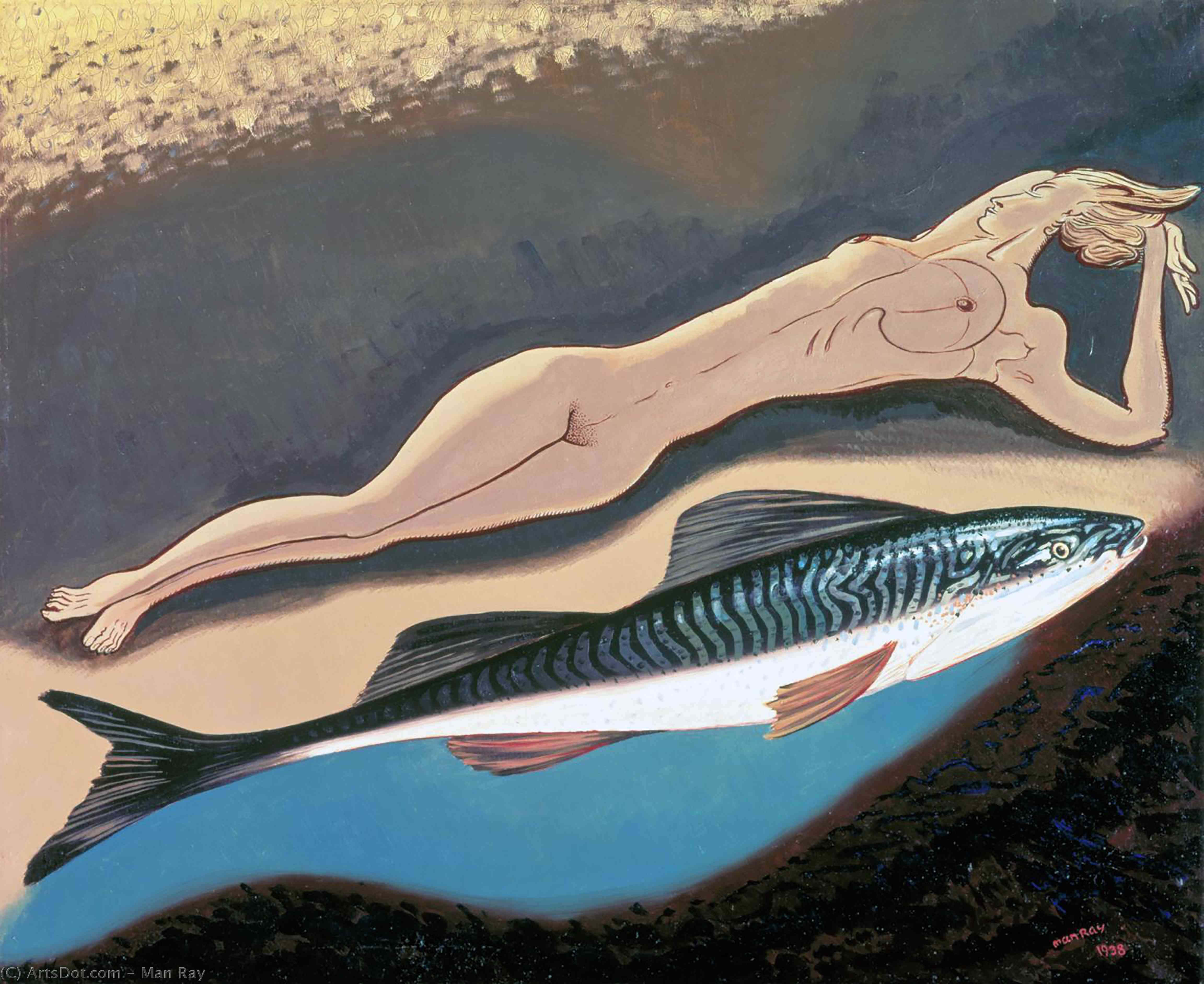 WikiOO.org - 百科事典 - 絵画、アートワーク Man Ray - 魚座