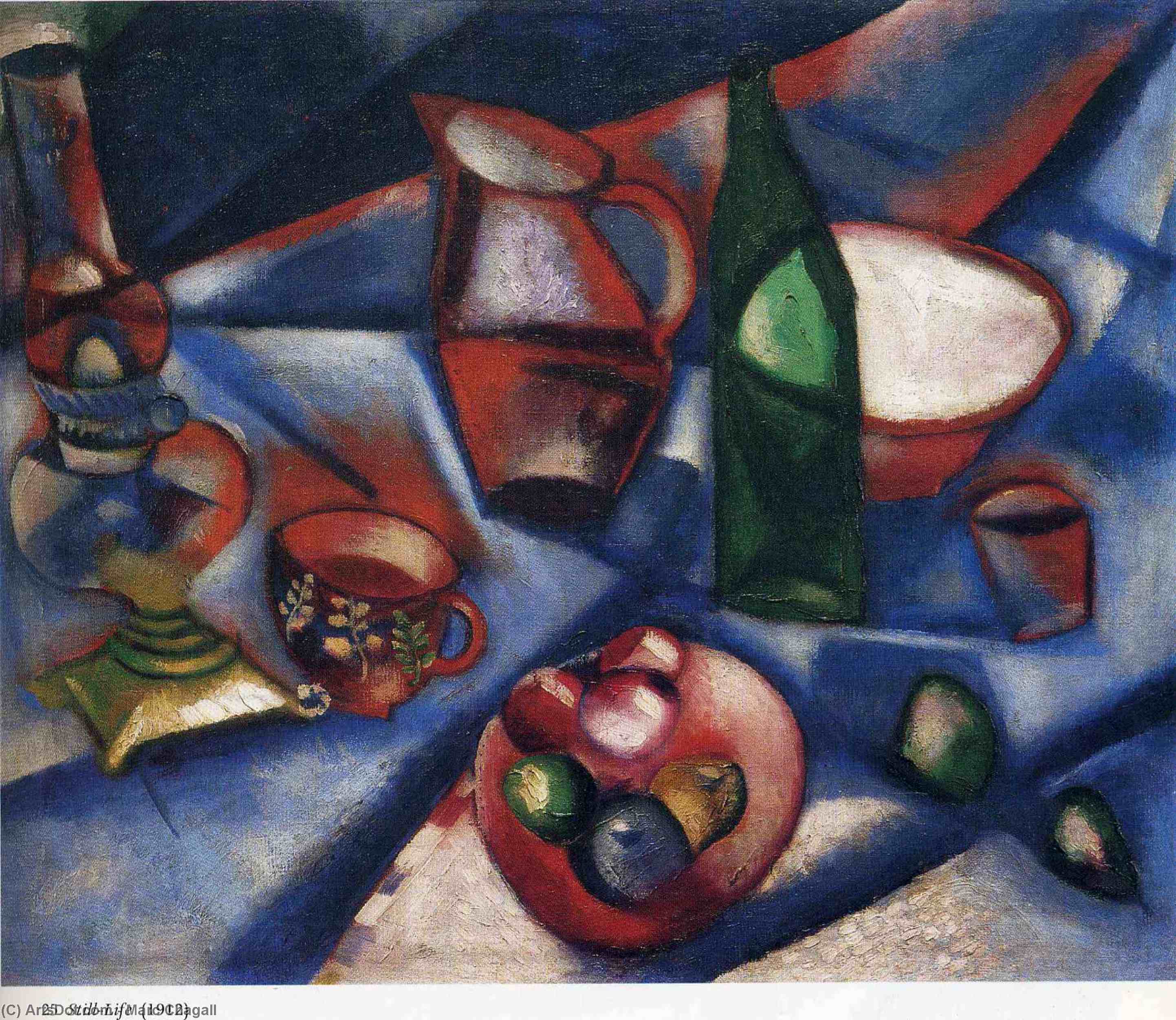 WikiOO.org - Encyclopedia of Fine Arts - Malba, Artwork Marc Chagall - Still life