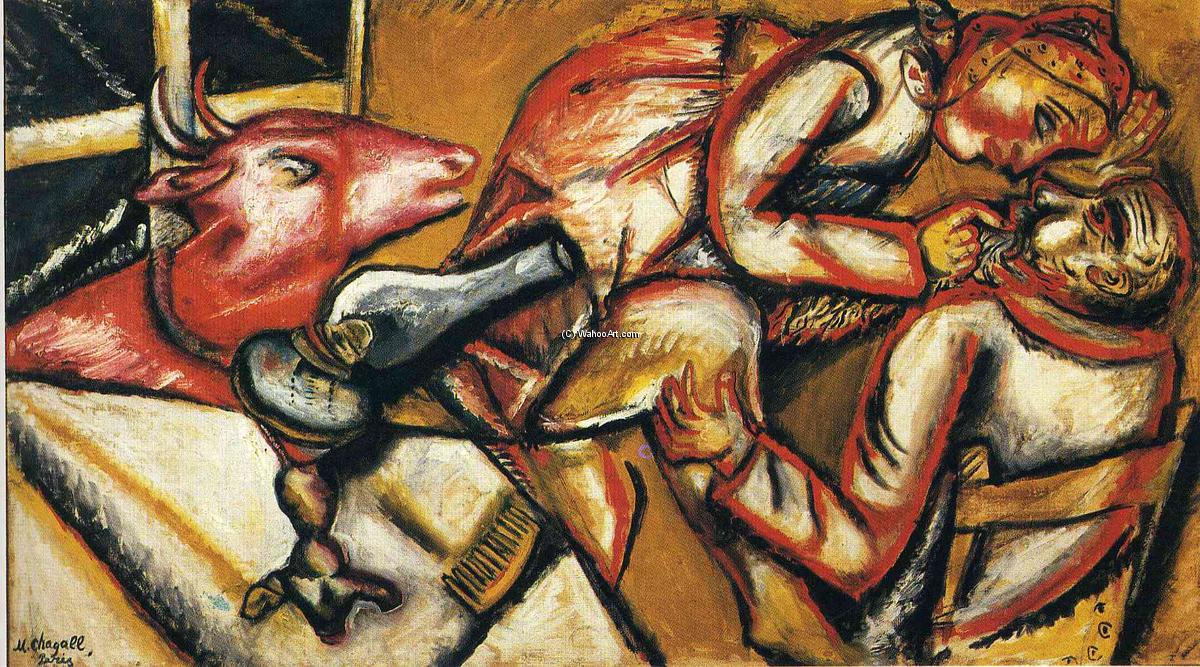 Wikioo.org - Bách khoa toàn thư về mỹ thuật - Vẽ tranh, Tác phẩm nghệ thuật Marc Chagall - Interior II