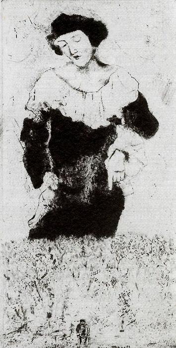 WikiOO.org - Encyclopedia of Fine Arts - Maalaus, taideteos Marc Chagall - Bella