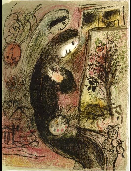 WikiOO.org - Encyclopedia of Fine Arts - Maalaus, taideteos Marc Chagall - Inspiration