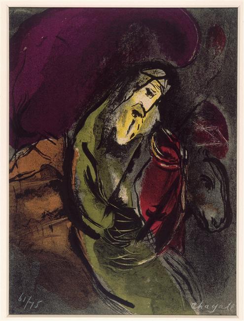 WikiOO.org - Encyclopedia of Fine Arts - Lukisan, Artwork Marc Chagall - Jeremiah