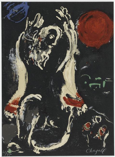 WikiOO.org - Enciclopedia of Fine Arts - Pictura, lucrări de artă Marc Chagall - Isaiah