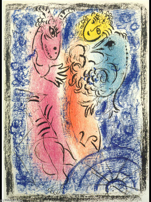 Wikioo.org - The Encyclopedia of Fine Arts - Painting, Artwork by Marc Chagall - The trap