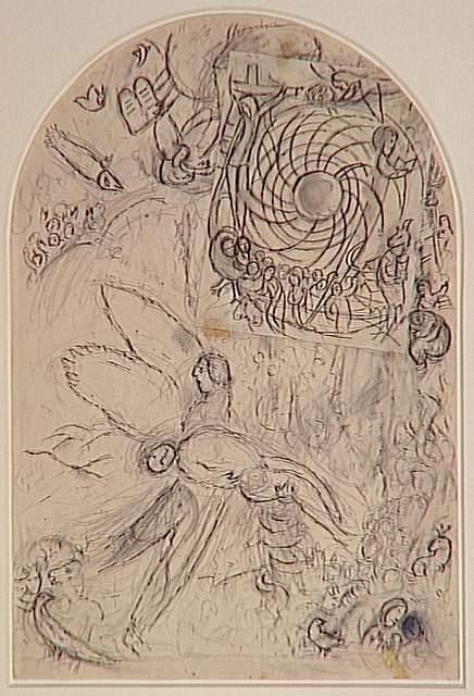 Wikioo.org - Encyklopedia Sztuk Pięknych - Malarstwo, Grafika Marc Chagall - The Creation of Man (12)