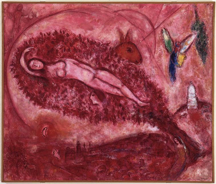 WikiOO.org - Enciclopedia of Fine Arts - Pictura, lucrări de artă Marc Chagall - Song of Songs II