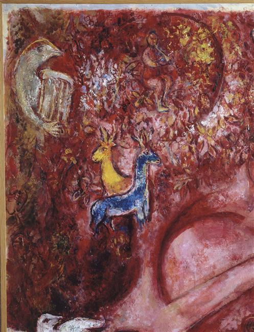 WikiOO.org - Энциклопедия изобразительного искусства - Живопись, Картины  Marc Chagall - Песня Песней я