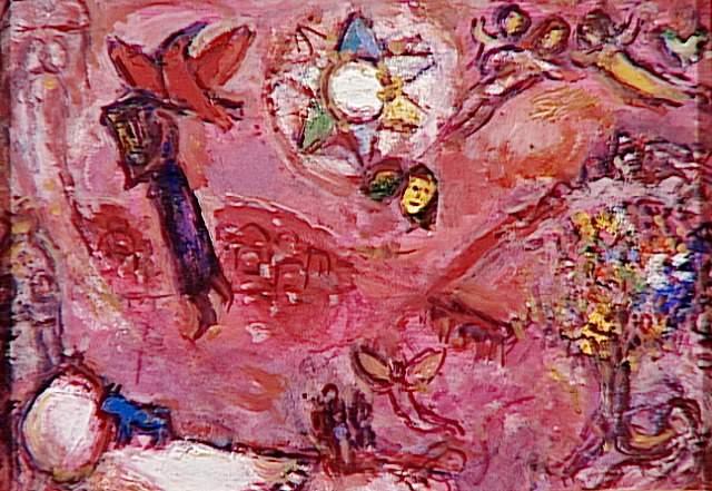 WikiOO.org - 百科事典 - 絵画、アートワーク Marc Chagall - 曲Vの歌