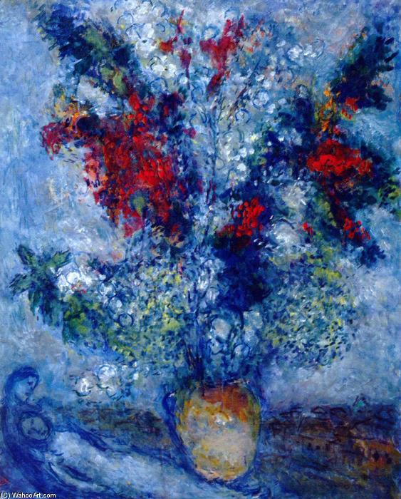 Wikioo.org - The Encyclopedia of Fine Arts - Painting, Artwork by Marc Chagall - Flower Bouquet