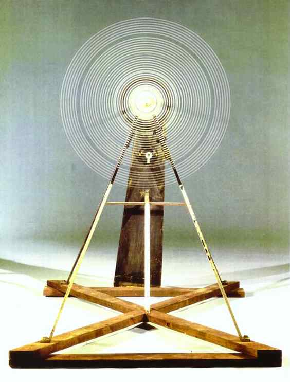 Wikioo.org – La Enciclopedia de las Bellas Artes - Pintura, Obras de arte de Marcel Duchamp - Placas Rotary Glass precisión  la óptica
