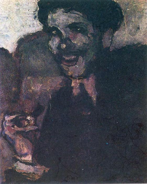 WikiOO.org - Encyclopedia of Fine Arts - Målning, konstverk Marcel Duchamp - Portrait of Dr. Ferdinand Tribout