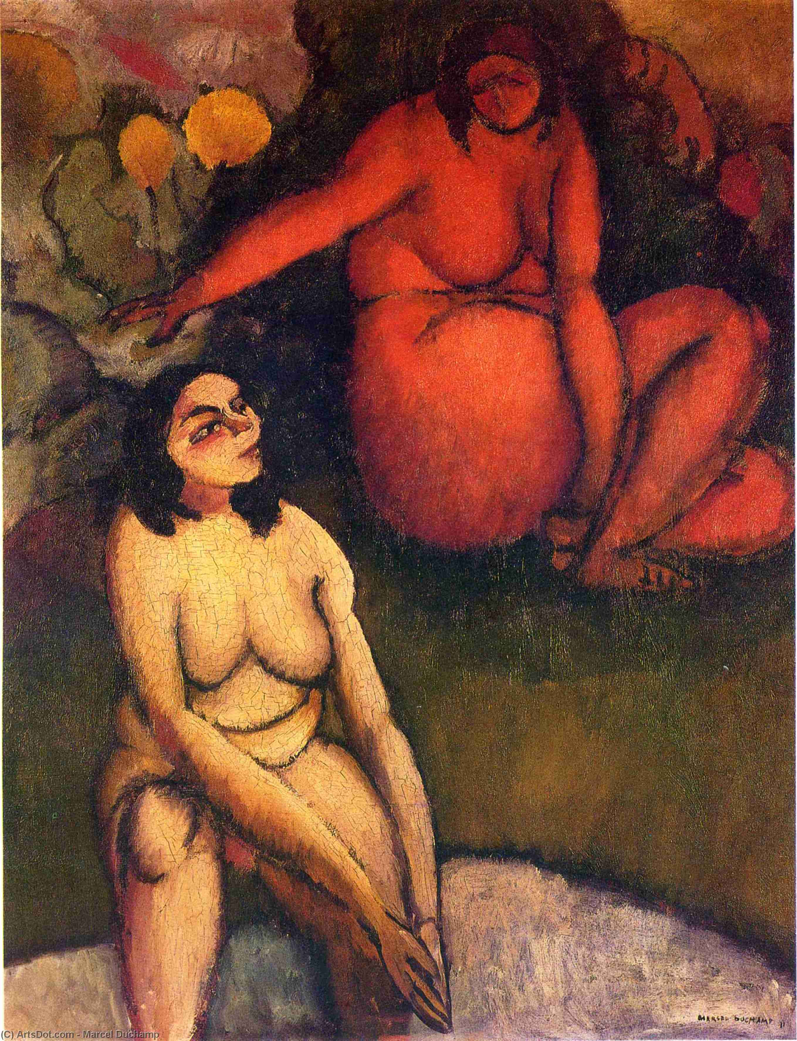 WikiOO.org - Encyclopedia of Fine Arts - Maľba, Artwork Marcel Duchamp - Baptism