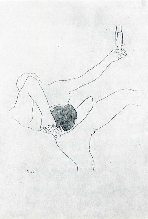 Wikioo.org - Die Enzyklopädie bildender Kunst - Malerei, Kunstwerk von Marcel Duchamp - Der Bec Auer