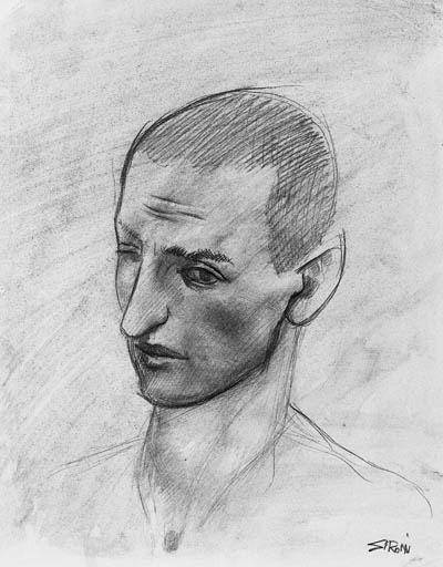 WikiOO.org - Енциклопедия за изящни изкуства - Живопис, Произведения на изкуството Mario Sironi - Head