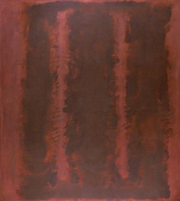 WikiOO.org - Encyclopedia of Fine Arts - Schilderen, Artwork Mark Rothko (Marcus Rothkowitz) - Black on Maroon