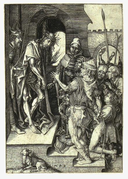 Wikioo.org - The Encyclopedia of Fine Arts - Painting, Artwork by Martin Schongauer - Ecce Homo