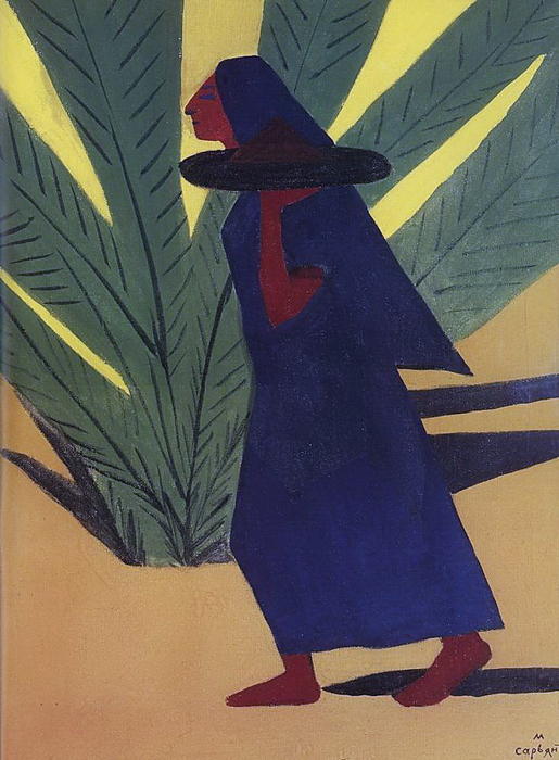 WikiOO.org - Енциклопедія образотворчого мистецтва - Живопис, Картини
 Martiros Saryan - Walking woman