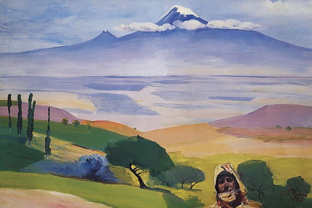 Wikioo.org - สารานุกรมวิจิตรศิลป์ - จิตรกรรม Martiros Saryan - Ararat valley