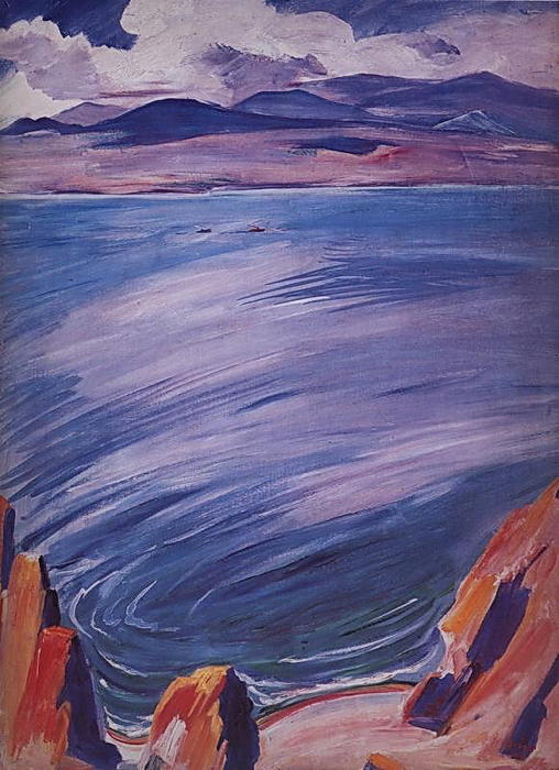Wikioo.org - The Encyclopedia of Fine Arts - Painting, Artwork by Martiros Saryan - Sevan Lake