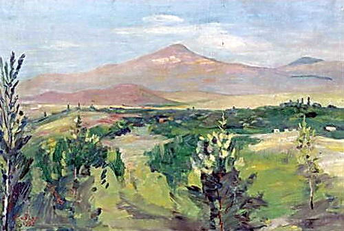 Wikioo.org - The Encyclopedia of Fine Arts - Painting, Artwork by Martiros Saryan - October day