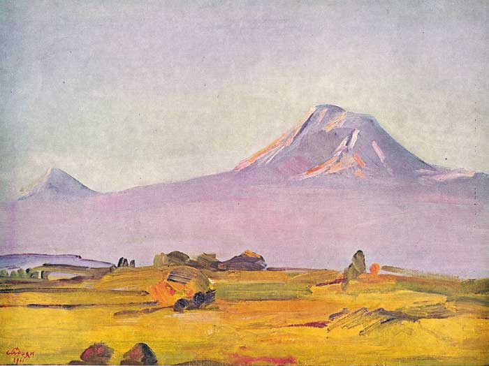 WikiOO.org - Encyclopedia of Fine Arts - Lukisan, Artwork Martiros Saryan - Mount Ararat